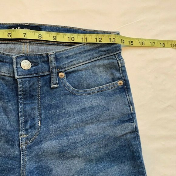 NEW Gap Camo Jeans Womens 2/26 R Legging Skimmer Stretch Camouflage Jegging Blue - Picture 10 of 11
